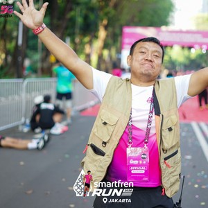 Race photo from SMARTFREN RUN 2026