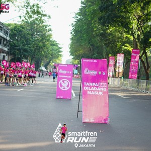 Race photo from SMARTFREN RUN 2026