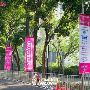 Race photo from SMARTFREN RUN 2026