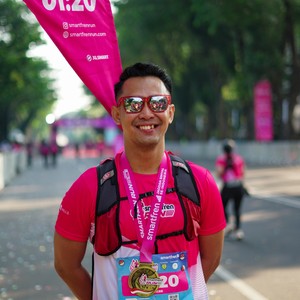 Race photo from SMARTFREN RUN 2026