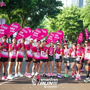 Race photo from SMARTFREN RUN 2026