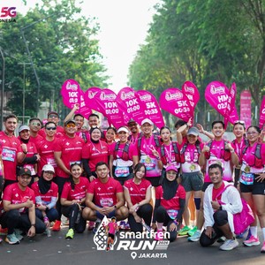 Race photo from SMARTFREN RUN 2026