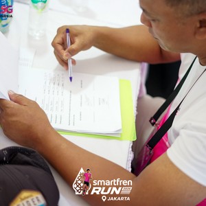Race photo from SMARTFREN RUN 2026