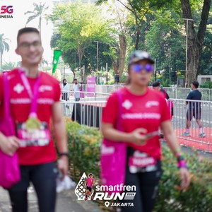 Race photo from SMARTFREN RUN 2026