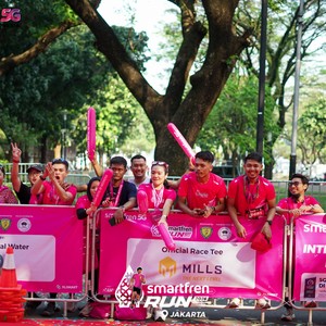 Race photo from SMARTFREN RUN 2026