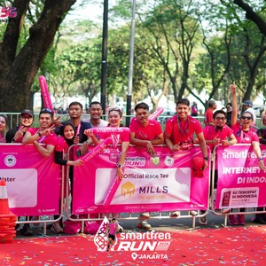 Race photo from SMARTFREN RUN 2026