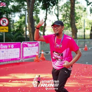 Race photo from SMARTFREN RUN 2026