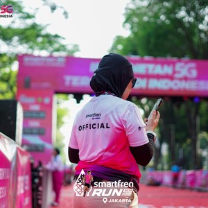Race photo from SMARTFREN RUN 2026