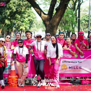 Race photo from SMARTFREN RUN 2026