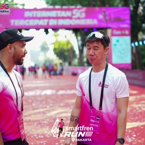 Race photo from SMARTFREN RUN 2026