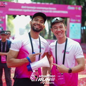 Race photo from SMARTFREN RUN 2026