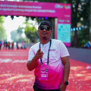 Race photo from SMARTFREN RUN 2026