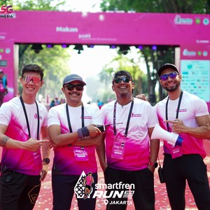 Race photo from SMARTFREN RUN 2026