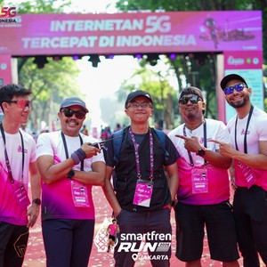 Race photo from SMARTFREN RUN 2026