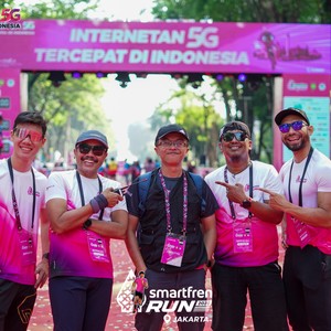 Race photo from SMARTFREN RUN 2026