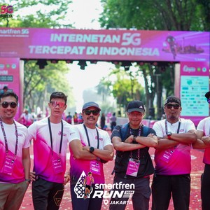Race photo from SMARTFREN RUN 2026