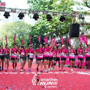 Race photo from SMARTFREN RUN 2026