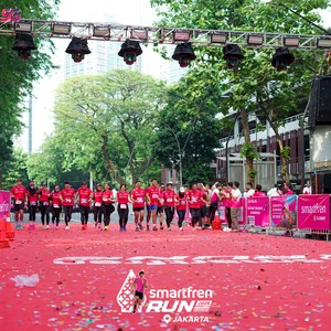 Race photo from SMARTFREN RUN 2026