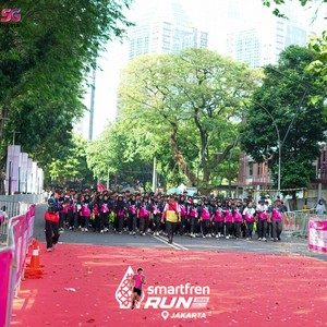 Race photo from SMARTFREN RUN 2026