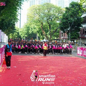 Race photo from SMARTFREN RUN 2026