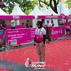 Race photo from SMARTFREN RUN 2026
