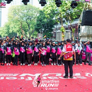 Race photo from SMARTFREN RUN 2026