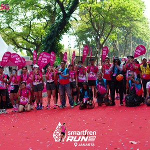 Race photo from SMARTFREN RUN 2026