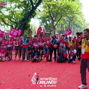 Race photo from SMARTFREN RUN 2026