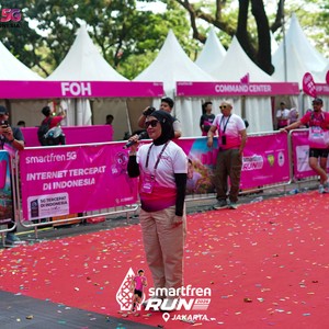 Race photo from SMARTFREN RUN 2026