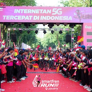 Race photo from SMARTFREN RUN 2026