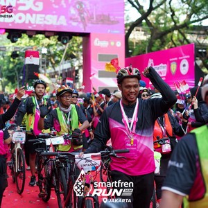 Race photo from SMARTFREN RUN 2026