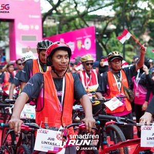 Race photo from SMARTFREN RUN 2026