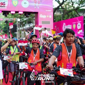 Race photo from SMARTFREN RUN 2026