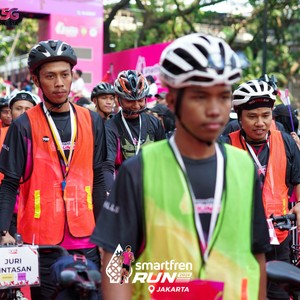 Race photo from SMARTFREN RUN 2026
