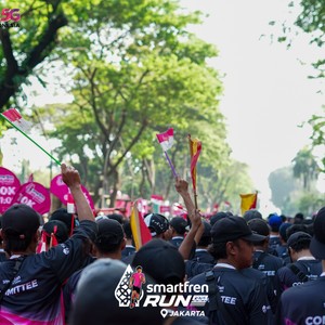 Race photo from SMARTFREN RUN 2026