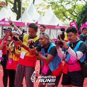 Race photo from SMARTFREN RUN 2026