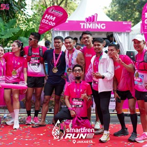 Race photo from SMARTFREN RUN 2026