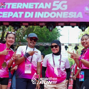 Race photo from SMARTFREN RUN 2026