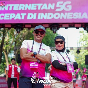 Race photo from SMARTFREN RUN 2026
