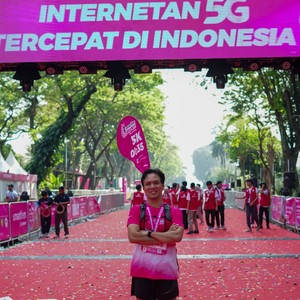 Race photo from SMARTFREN RUN 2026