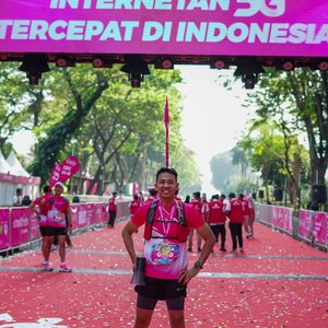 Race photo from SMARTFREN RUN 2026