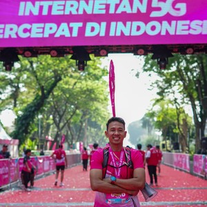 Race photo from SMARTFREN RUN 2026