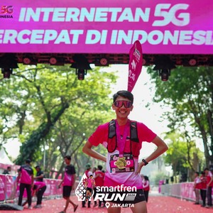 Race photo from SMARTFREN RUN 2026
