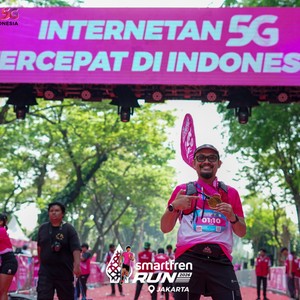 Race photo from SMARTFREN RUN 2026