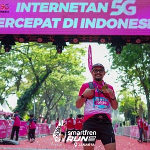 Race photo from SMARTFREN RUN 2026