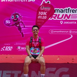 Race photo from SMARTFREN RUN 2026