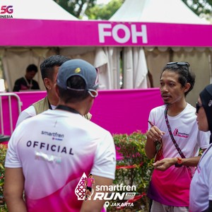 Race photo from SMARTFREN RUN 2026