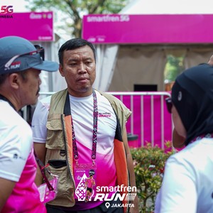 Race photo from SMARTFREN RUN 2026