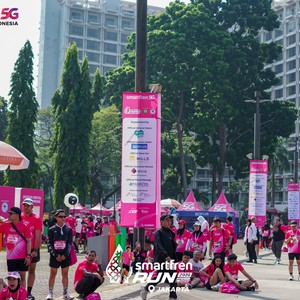 Race photo from SMARTFREN RUN 2026