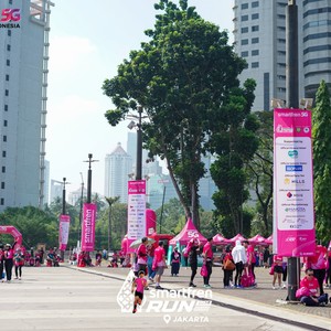 Race photo from SMARTFREN RUN 2026